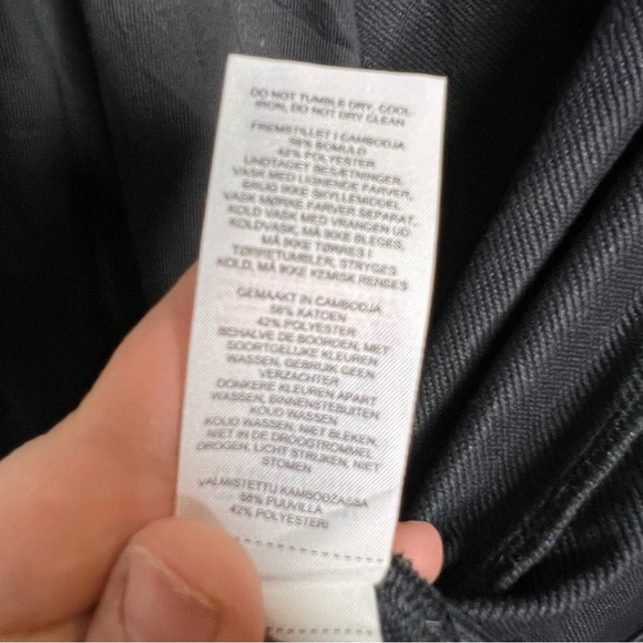 Gymshark x Whitney Simmons Oversize robe v3 black womens size S - Picture 10 of 14